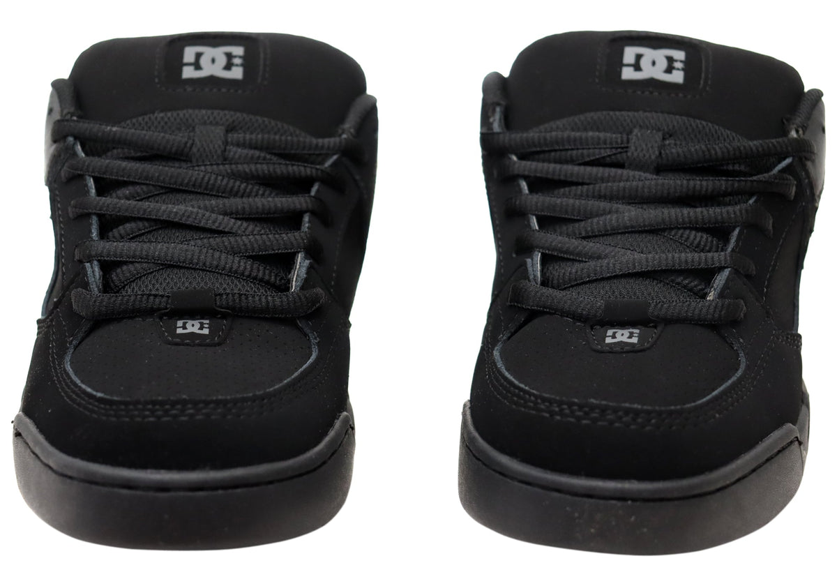 DC Shoes Mens Comfortable Leather DC Command Shoes Black
