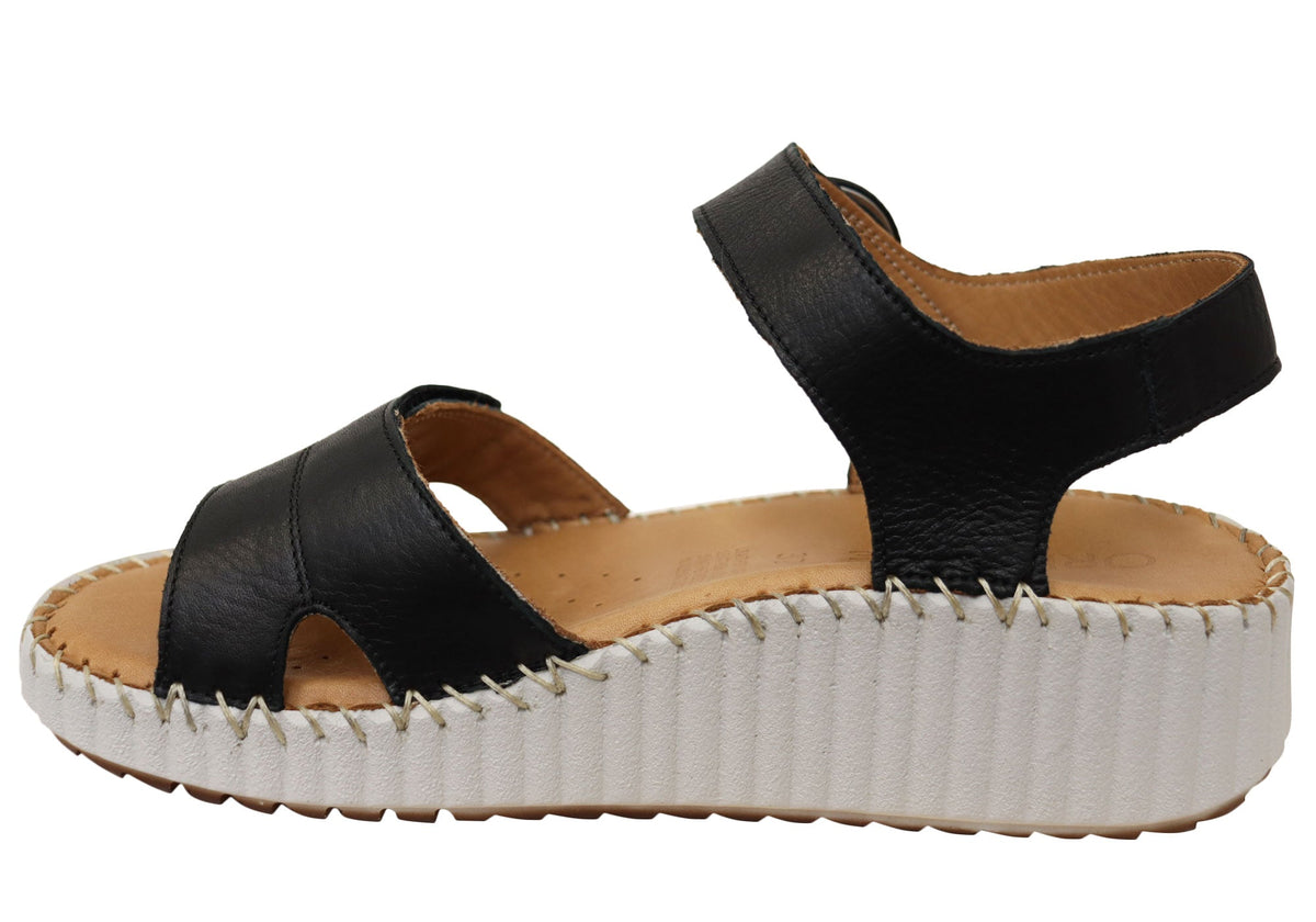 Orizonte Serenestride Womens Comfortable European Leather Sandals