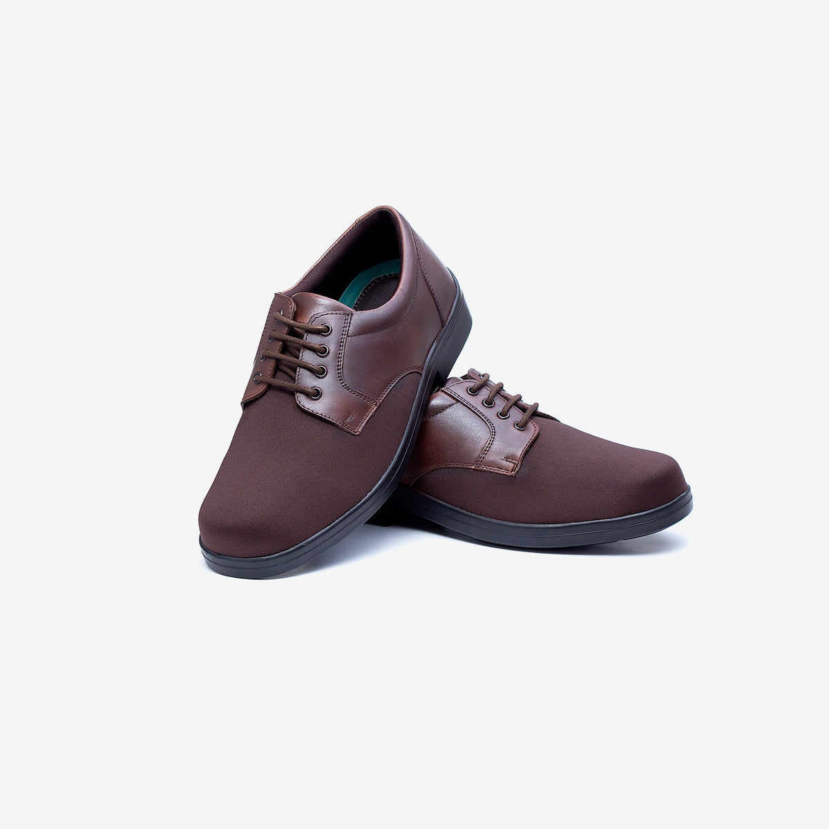 Mens Wide Fit Tredd Well Ryan Lace Up Shoes - Brown