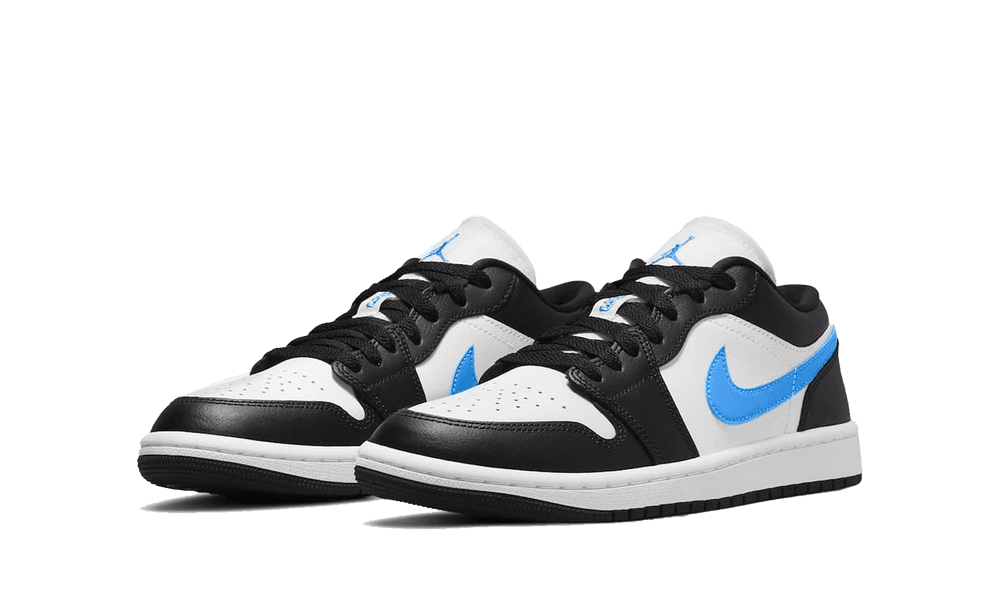 Jordan 1 low Black University Blue White (W)