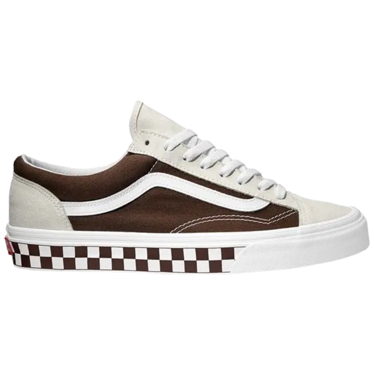 Vans Mens White Style 36 'BMX Checkerboard Sneakers',VN0A3DZ3UD8