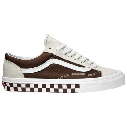 Vans Mens White Style 36 'BMX Checkerboard Sneakers',VN0A3DZ3UD8