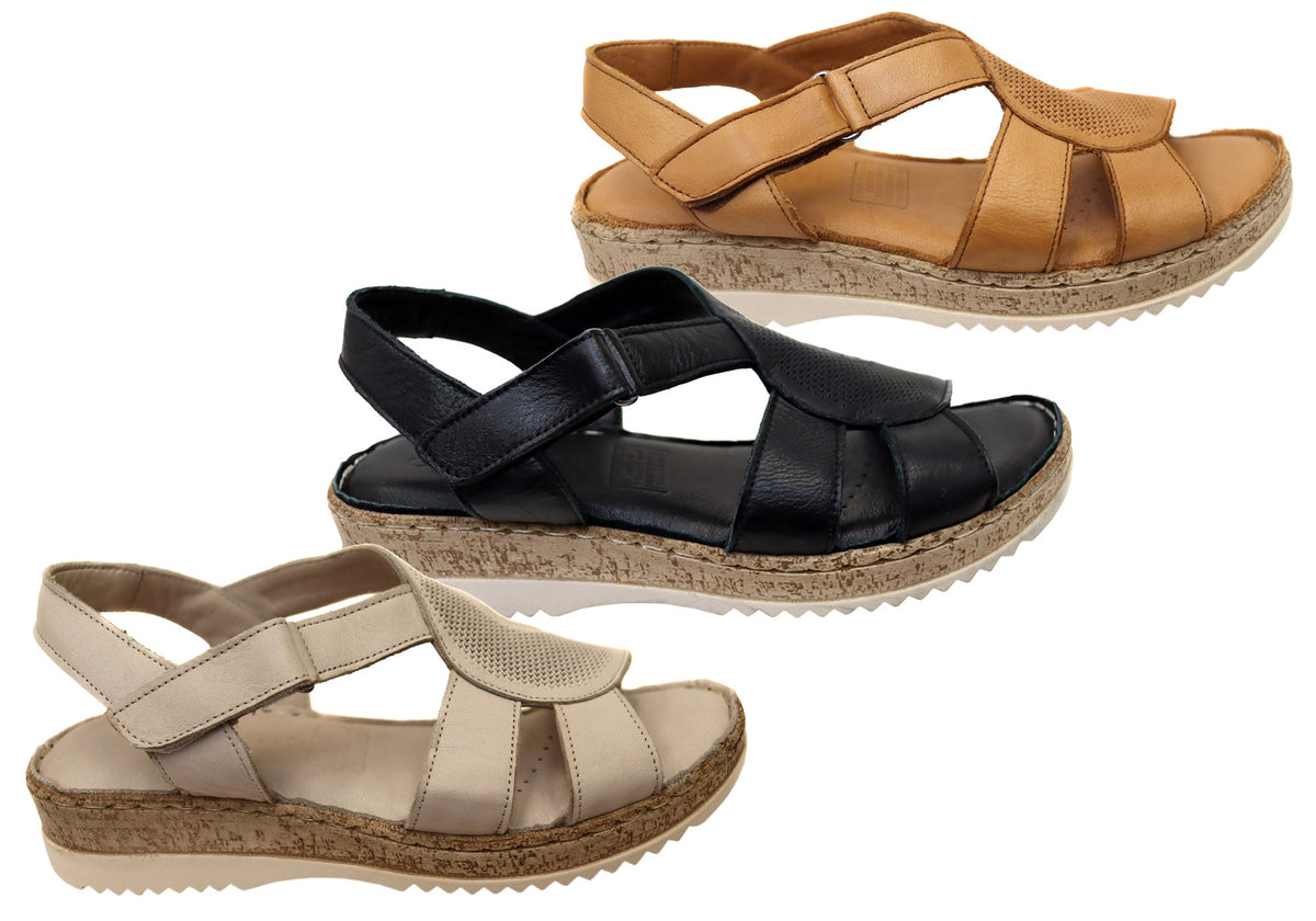 Orizonte Elmes Womens Comfortable European Leather Sandals