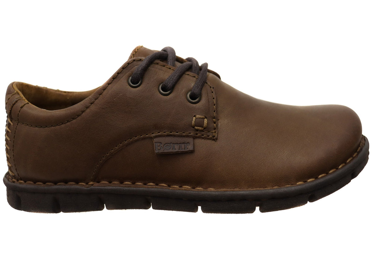 Born Mens Soledad Leather Comfortable Lace Up Shoes