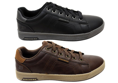 Skechers Mens Cavell Hensley Comfortable Lace Up Casual Shoes
