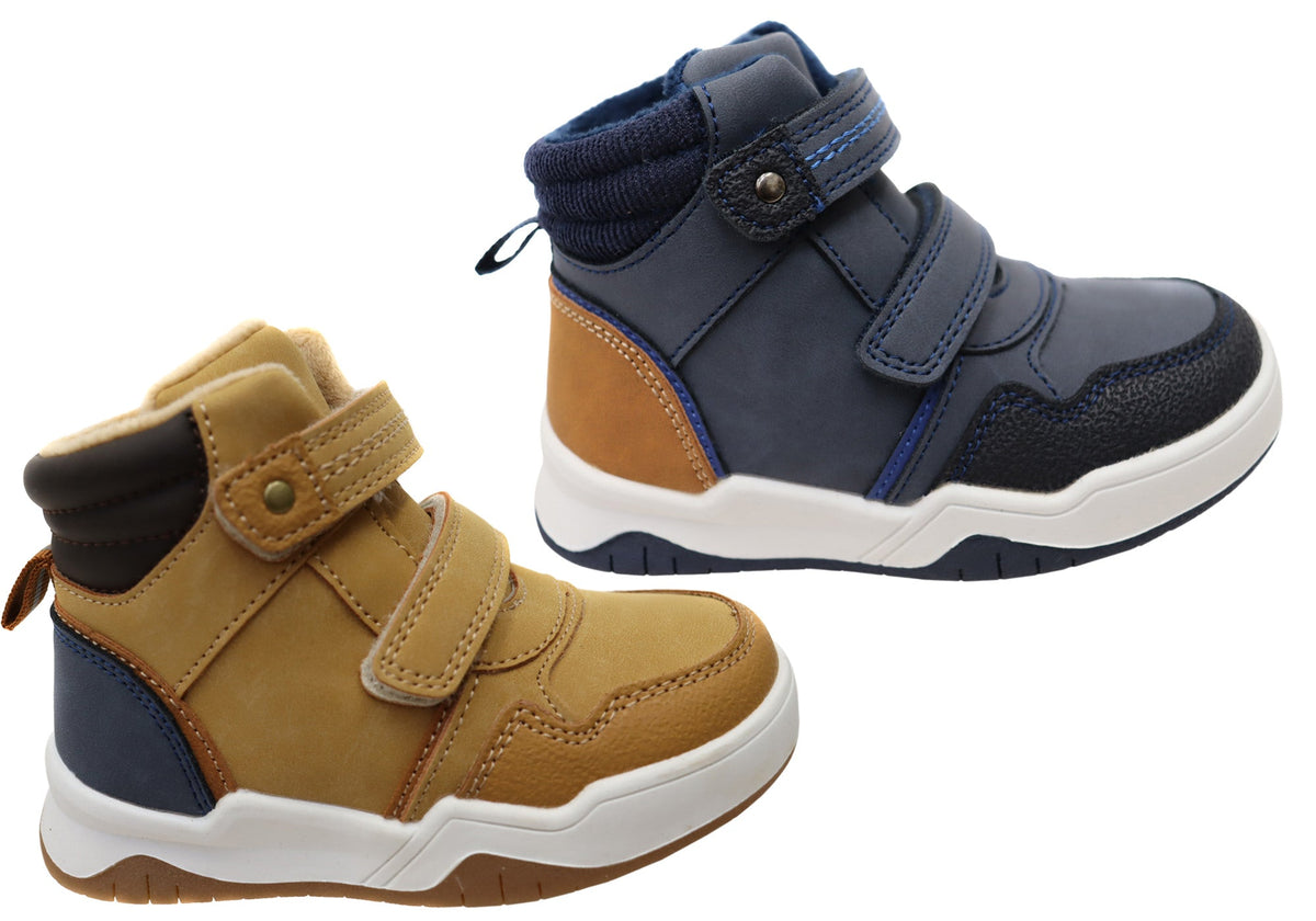 Grosby Alfie Boys Kids Comfortable Boots With Adjustable Straps