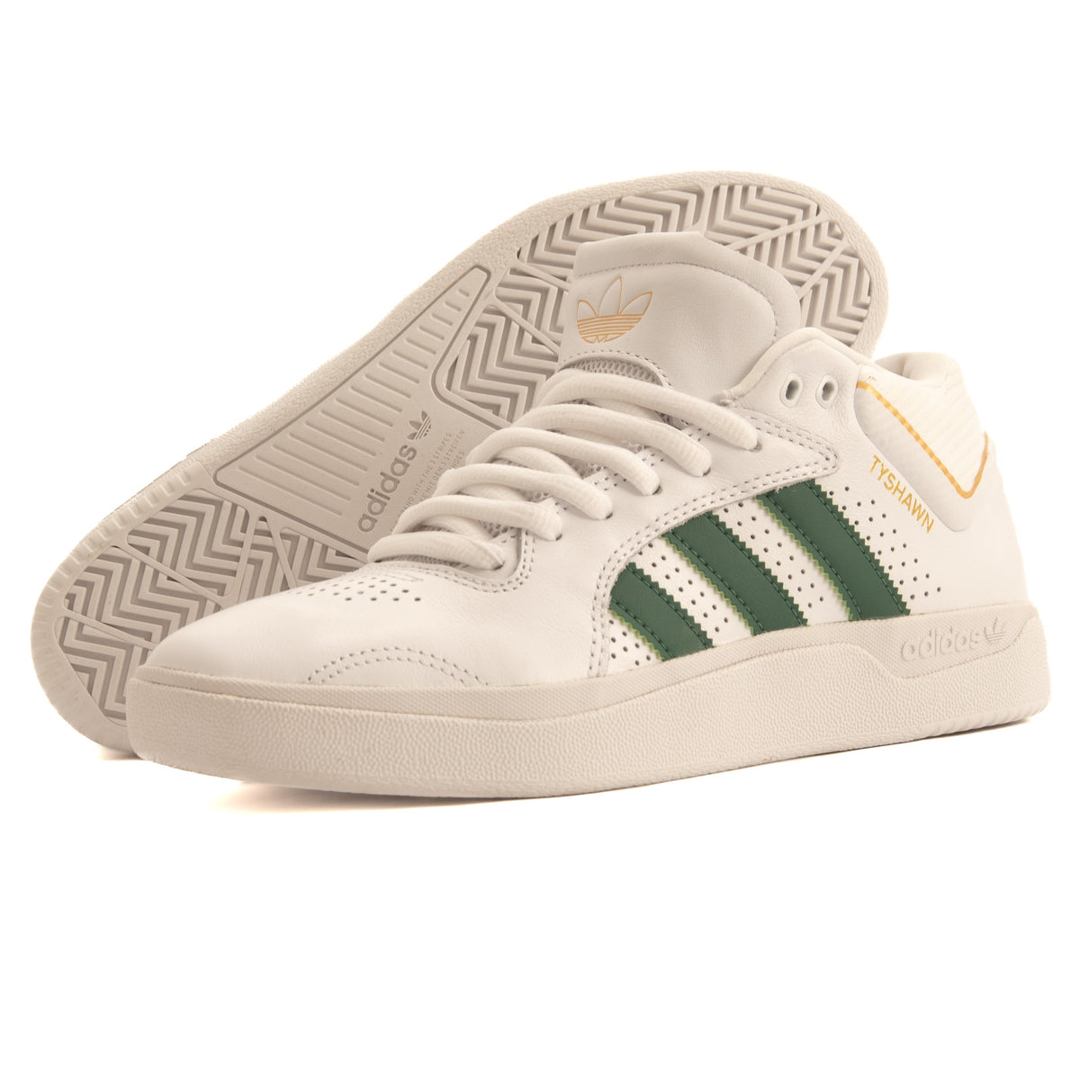 Adidas - Tyshawn (White/Dark Green/Blue Bird) *SALE