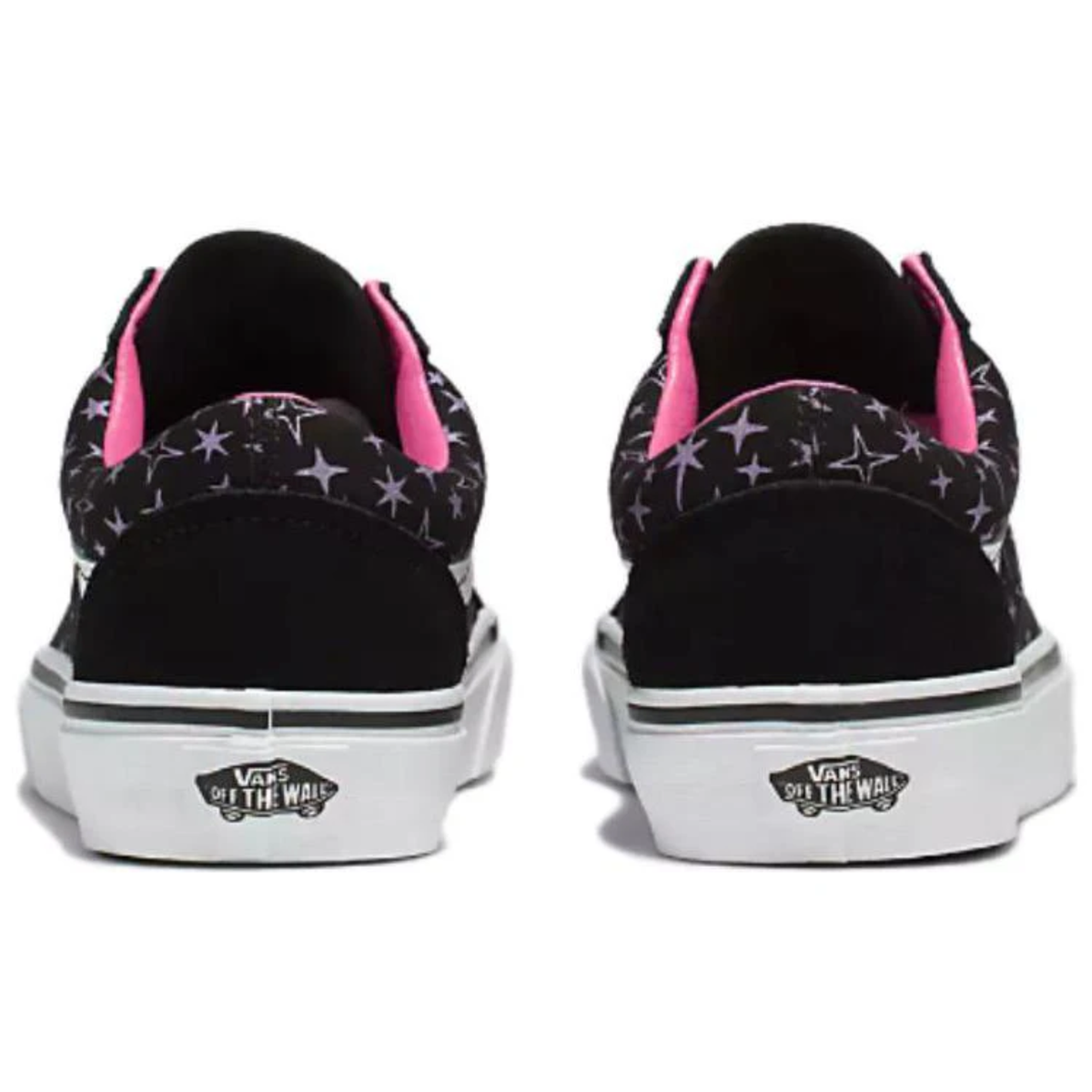 Vans Mens 'Black Pink'Old Skool Shoes, VN000CP5448