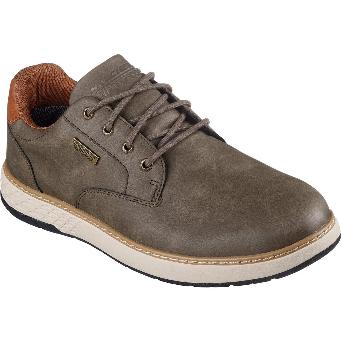 Men's Relaxed Fit Skechers 205234 Garlan Pryor Waterproof Trainers
