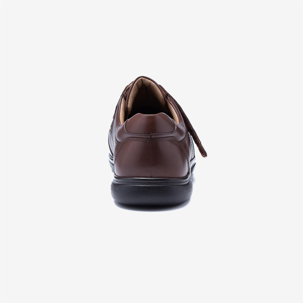 Mens Wide Fit Tredd Well Phoenix Velcro Shoes - Brown