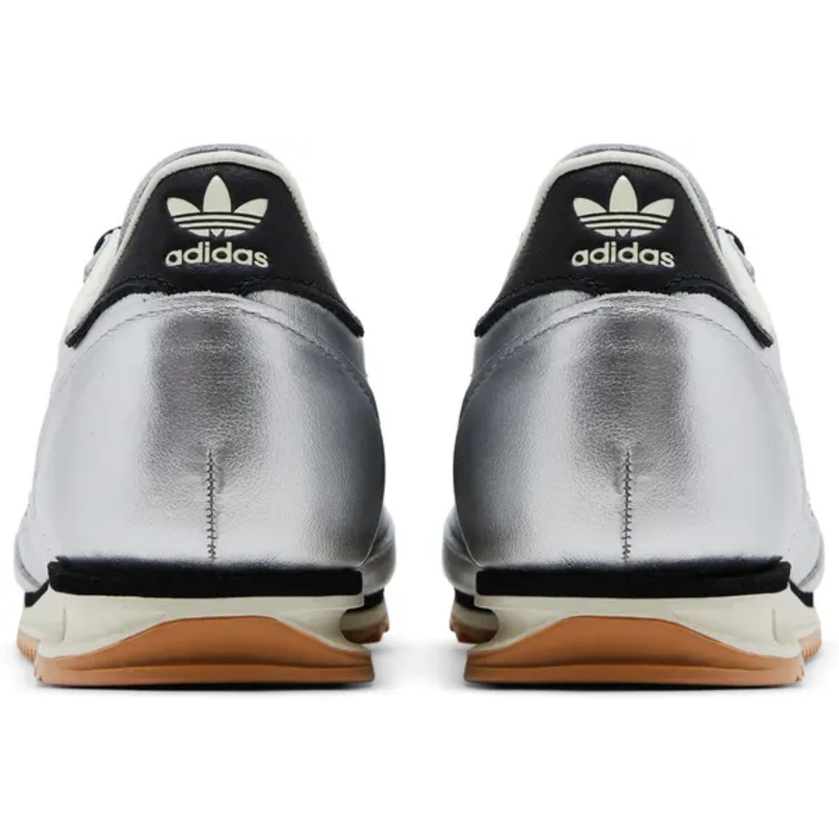 Adidas Originals Women's Silver/Black SL72 OG Sneakers, JH6363 (No Box)