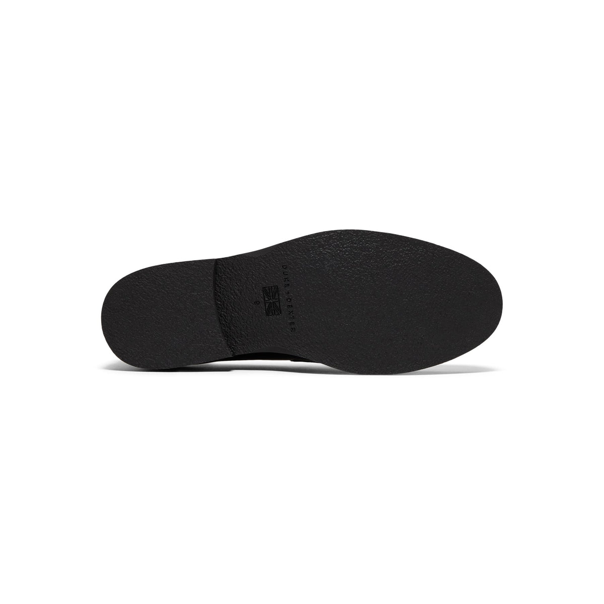 DUKE + DEXTER Wilde Penny Loafer (Black/White)