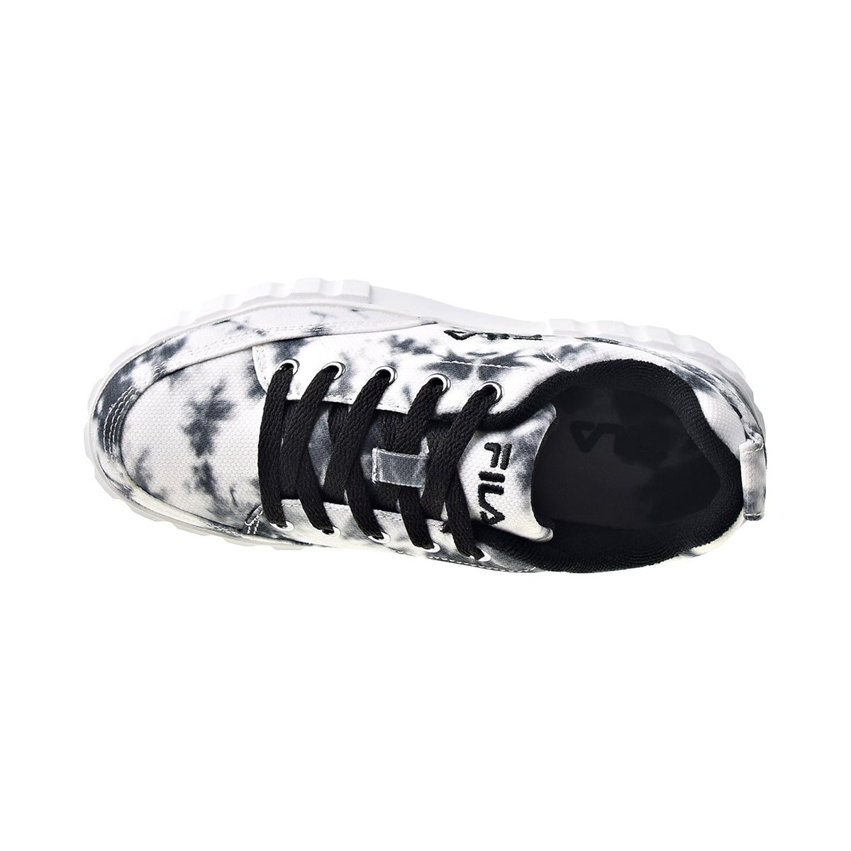 Fila Sandblast Low Dark Tie Dye Women's Shoes Black-White