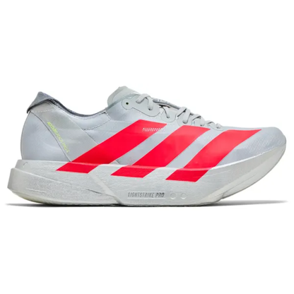 Adidas Men's Silver Adizero Adios Pro 4 Sneakers, JR6372 (No Box)