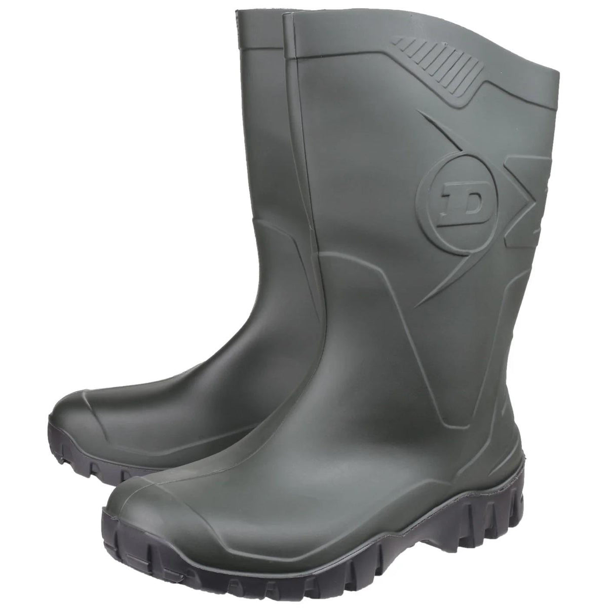 Men's Wide Fit Dunlop Dee Calf Length Wellington Boots W116A