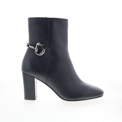 Johnston & Murphy Charlotte Bit Bootie Womens Black Ankle & Booties Boots