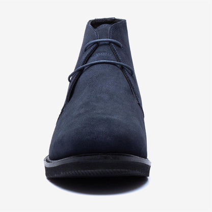 Men's Wide Fit Tredd Well William 22759 Suede Boots - Navy
