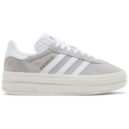 Adidas Originals Women's Grey Gazelle Bold Sneakers, HQ6893 (No Box)