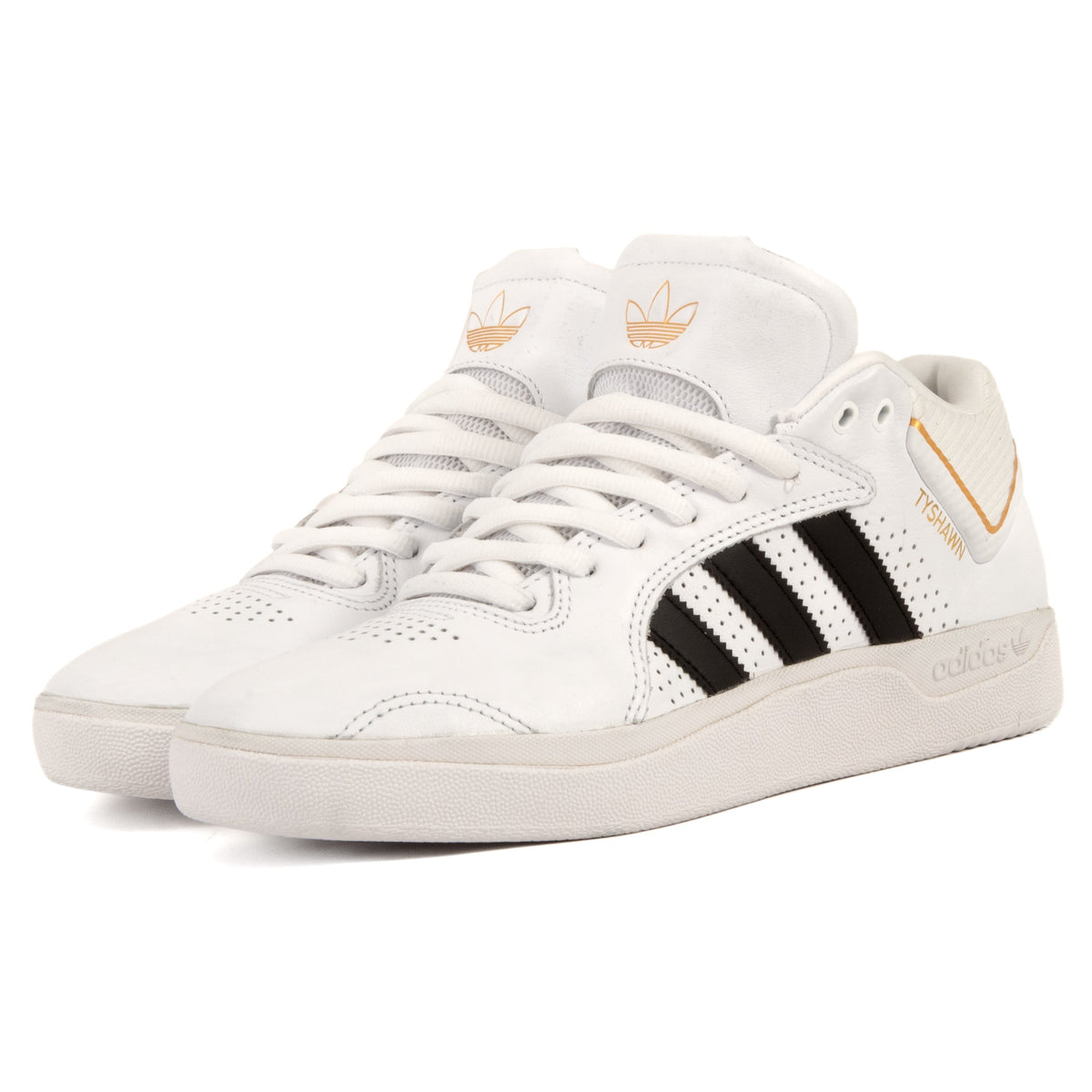 Adidas - Tyshawn (White/Black/Gold) *SALE