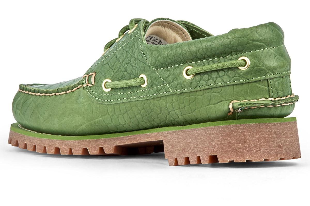 Timberland Authentic 3 Eye Lug - Medium Green Full Grain