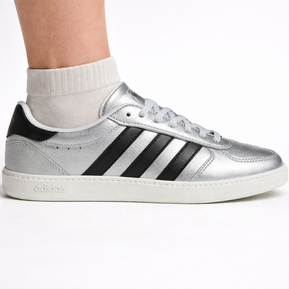 Adidas Originals Women's Silver/Black Breaknet Sleek Sneakers, JQ8263 (No Box)