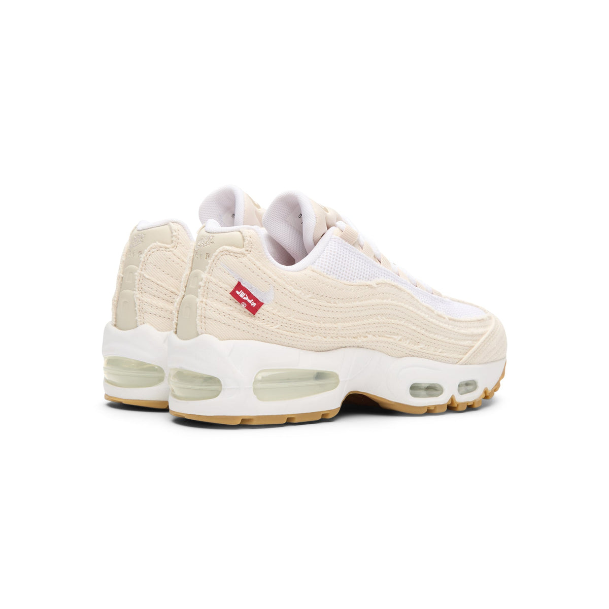 Nike Air Max 95 OG (Lt orewood brn/White-Gym red)