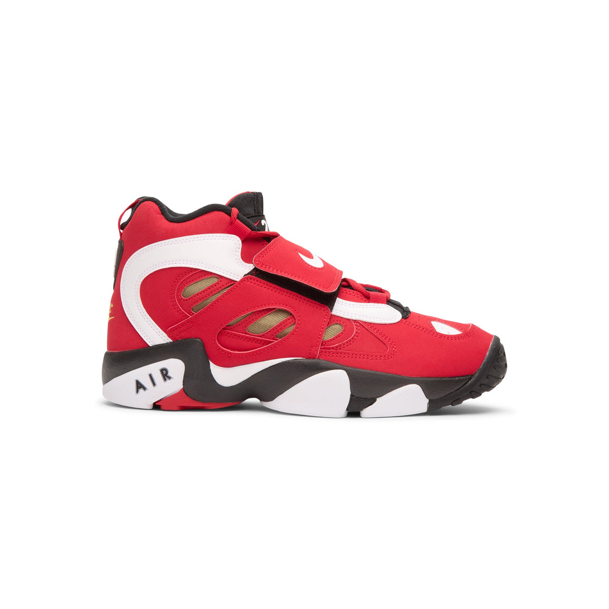 Nike Air Diamond Turf 2 (Prime Red/White/Black/Metallic Gold)
