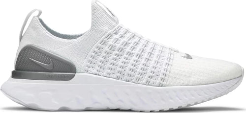 Women’s Nike React Phantom Run Flyknit 2 'True White Silver'