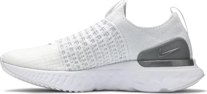 Women’s Nike React Phantom Run Flyknit 2 'True White Silver'