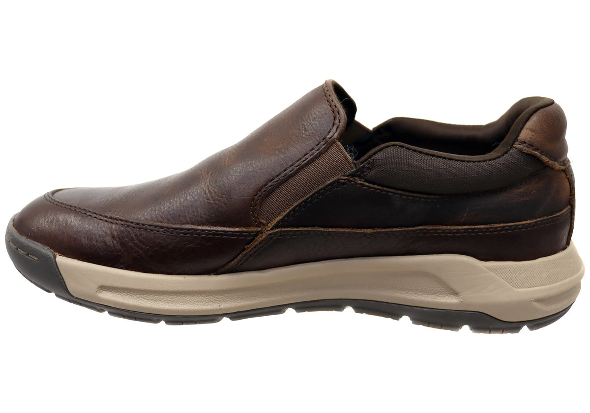 Align Elliott Mens Supportive Leather Wide Fit Comfort Slip On Shoes