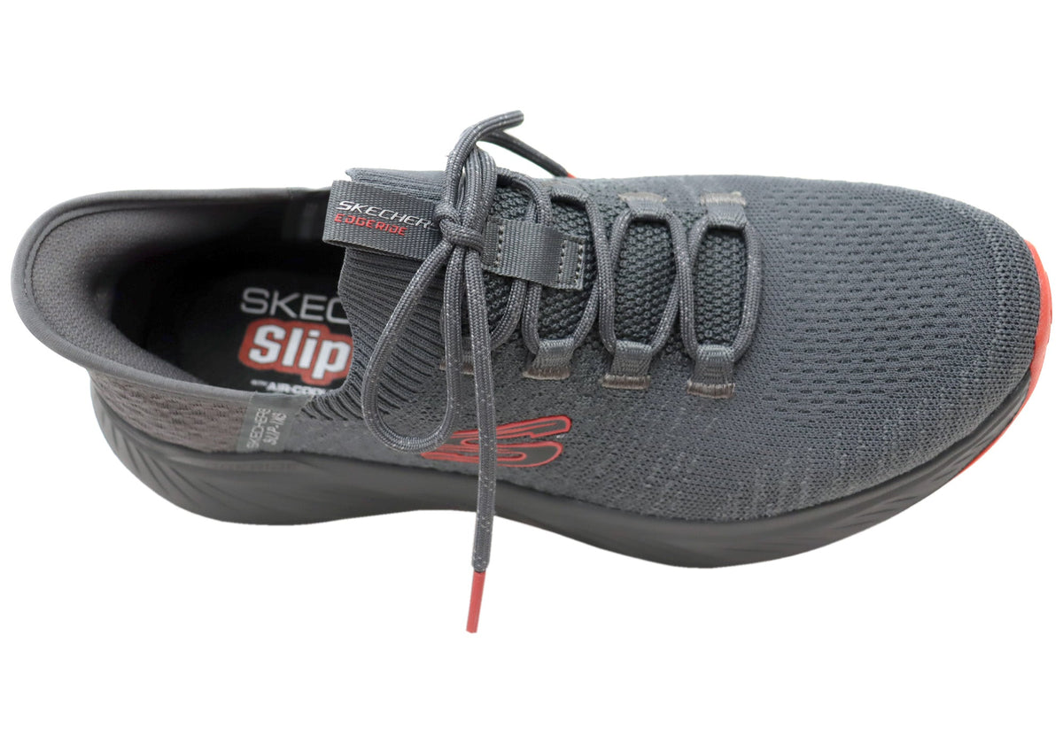 Skechers Mens Slip Ins Relaxed Fit Edgeride Raygo Comfortable Shoes