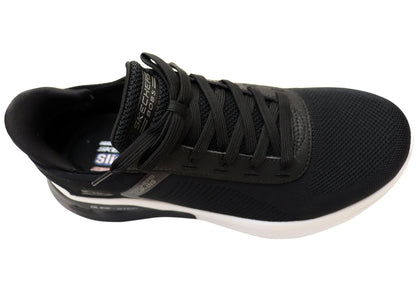 Skechers Mens Slip Ins BOBS Sport Arc Wave 2.0 Comfortable Shoes
