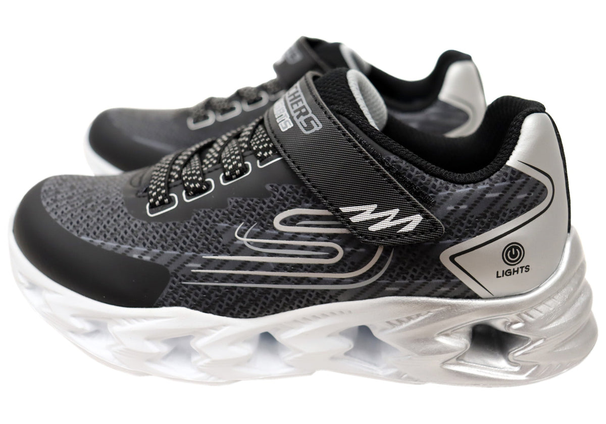Skechers Kids Boys S Lights Vortex 2.0 Quantroid Comfortable Shoes