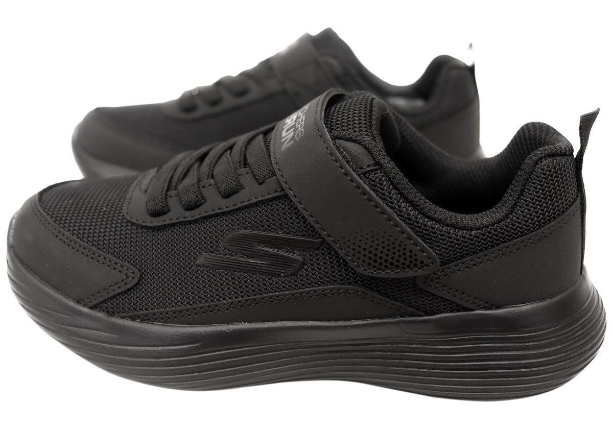 Skechers Kids GOrun 400 V2 Strarvo Comfortable Black Shoes