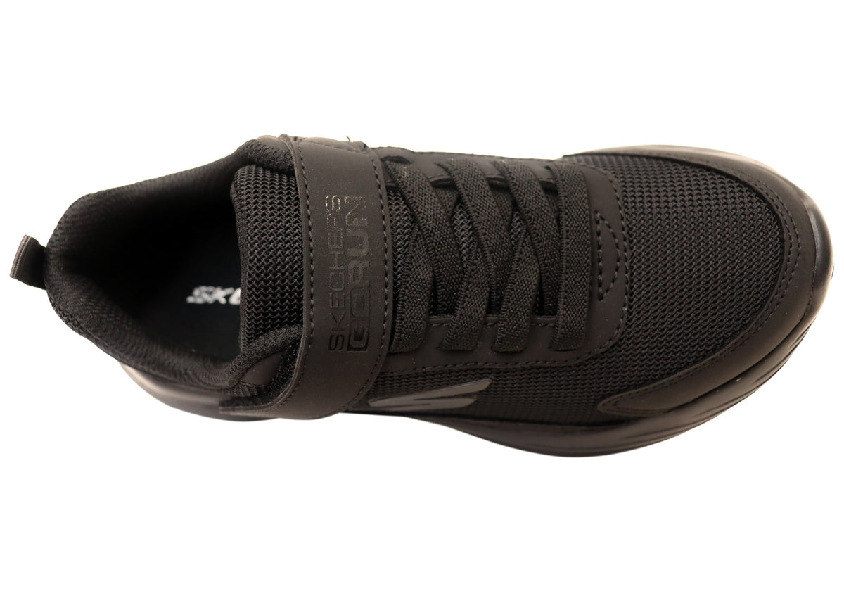 Skechers Kids GOrun 400 V2 Strarvo Comfortable Black Shoes