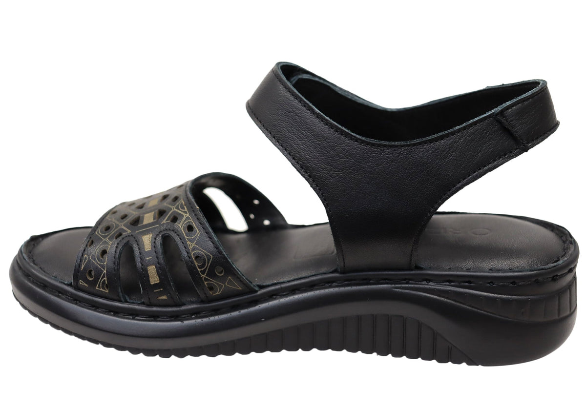 Orizonte Danti Womens Comfortable European Leather Sandals