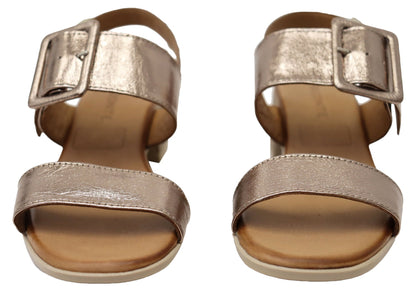 Orizonte Koda Womens Comfortable European Leather Low Heel Sandals