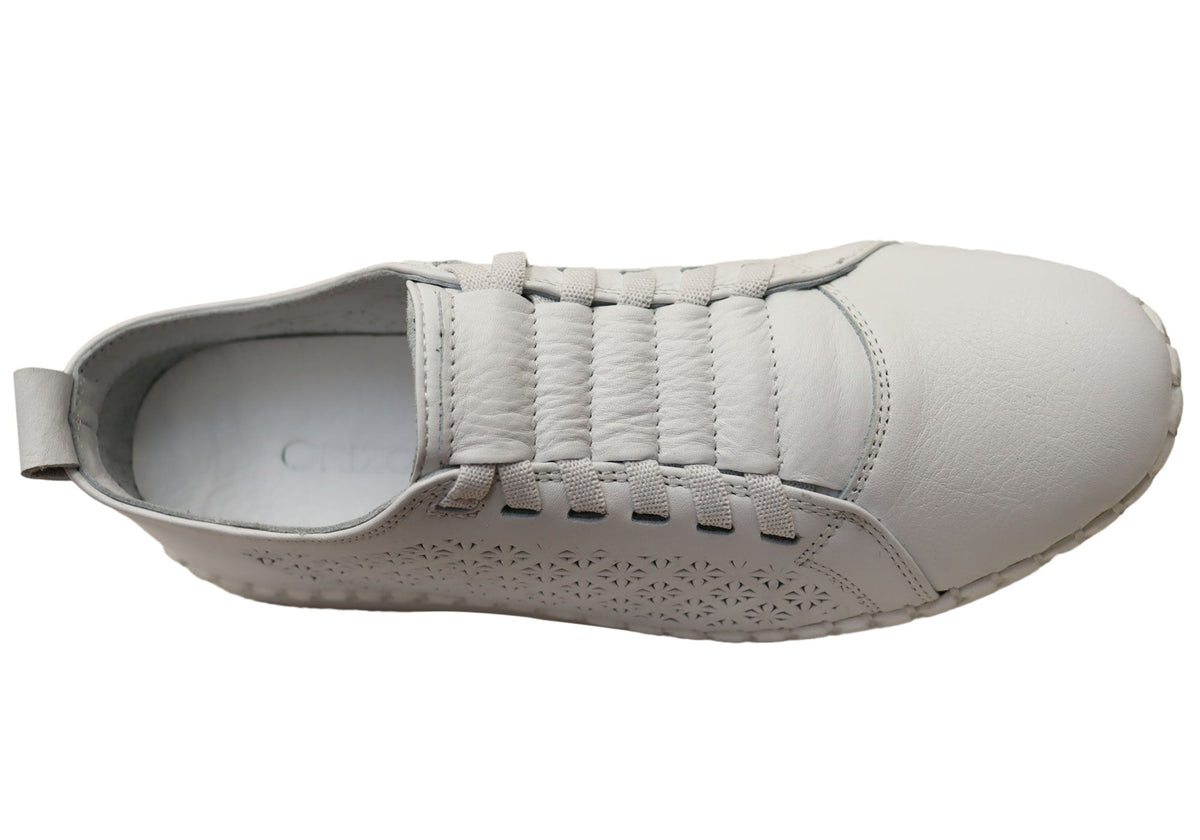 Orizonte Stride Womens European Leather Comfortable Slip On Shoes