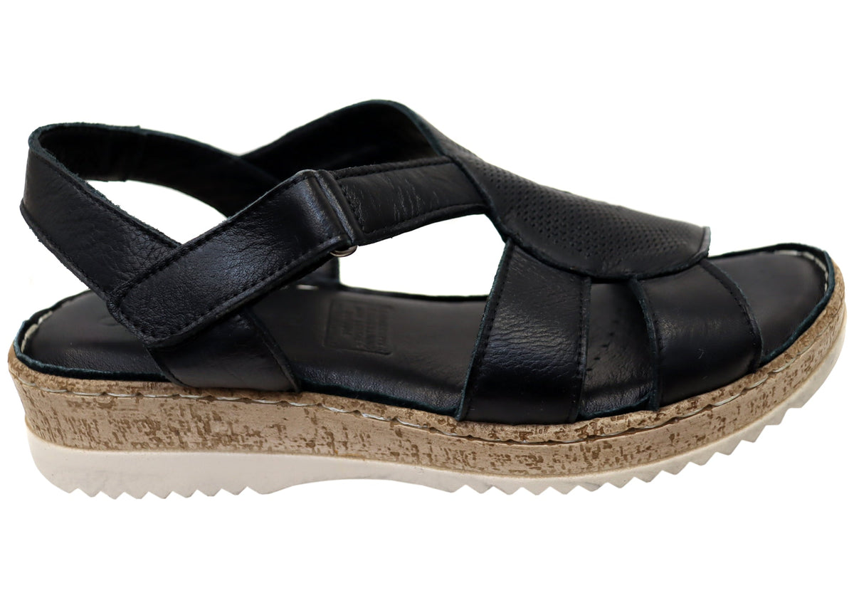 Orizonte Elmes Womens Comfortable European Leather Sandals