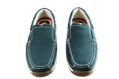 Slatters Splice Mens Smart Casual Leather Loafer Shoes