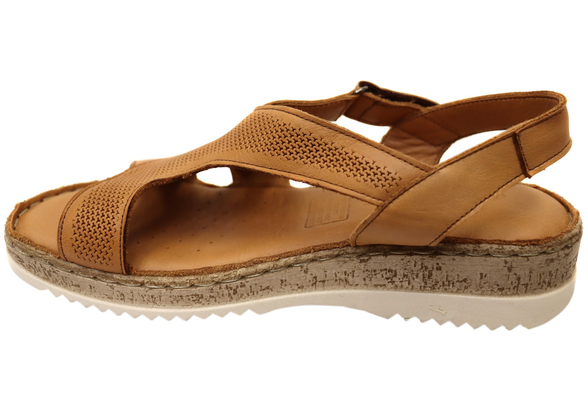 Orizonte Elmes Womens Comfortable European Leather Sandals