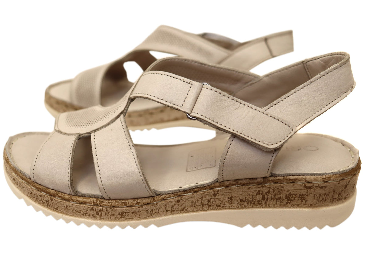 Orizonte Elmes Womens Comfortable European Leather Sandals