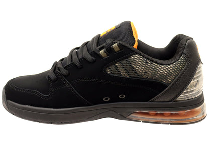 DC Shoes Mens Comfortable Leather Versatile Shoes Army Olive