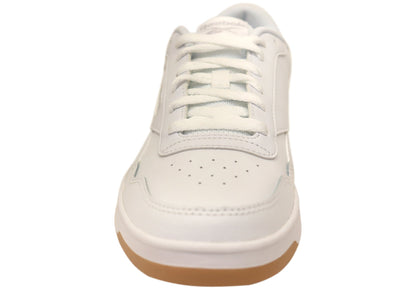 Reebok Court Advance Mens Comfortable Lace Up Leather Sneakers