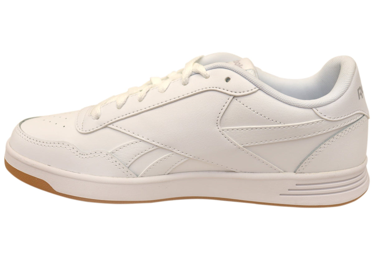 Reebok Court Advance Mens Comfortable Lace Up Leather Sneakers