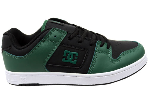 DC Shoes Mens Manteca 4 Comfortable Leather Shoes Black Forest