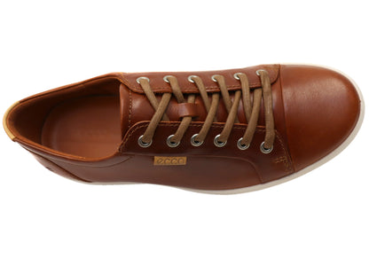 ECCO Mens Soft 7 Comfortable Leather Casual Lace Up Sneakers Shoes