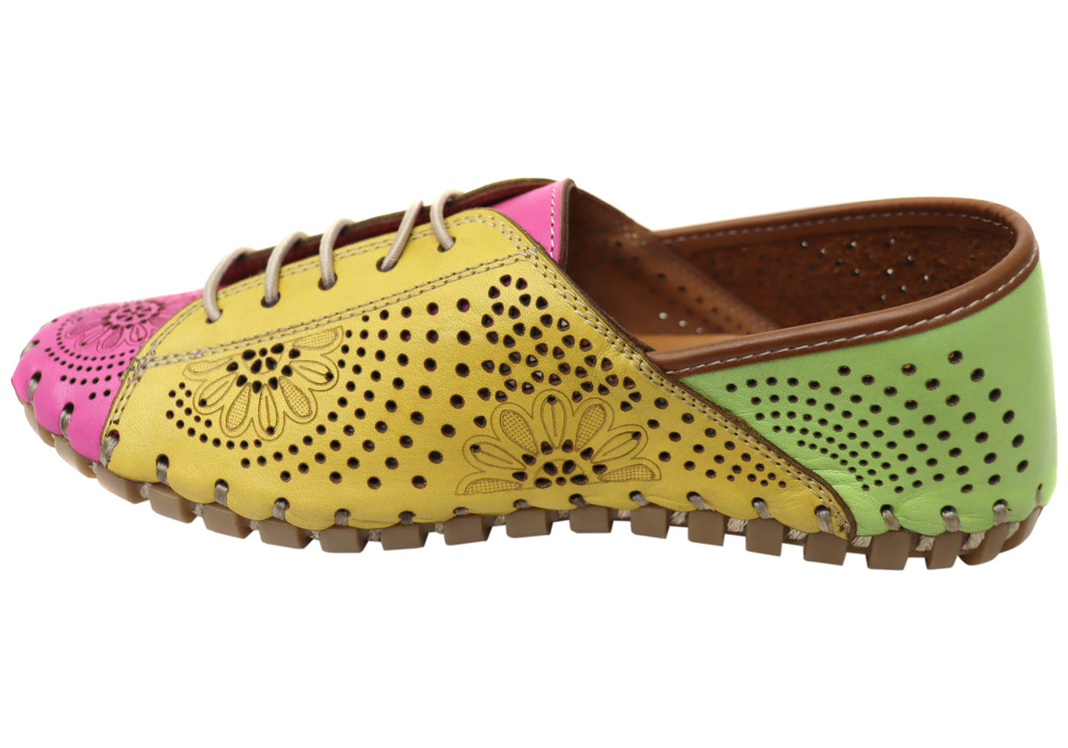 Orizonte Charmaine Womens European Comfortable Leather Shoes
