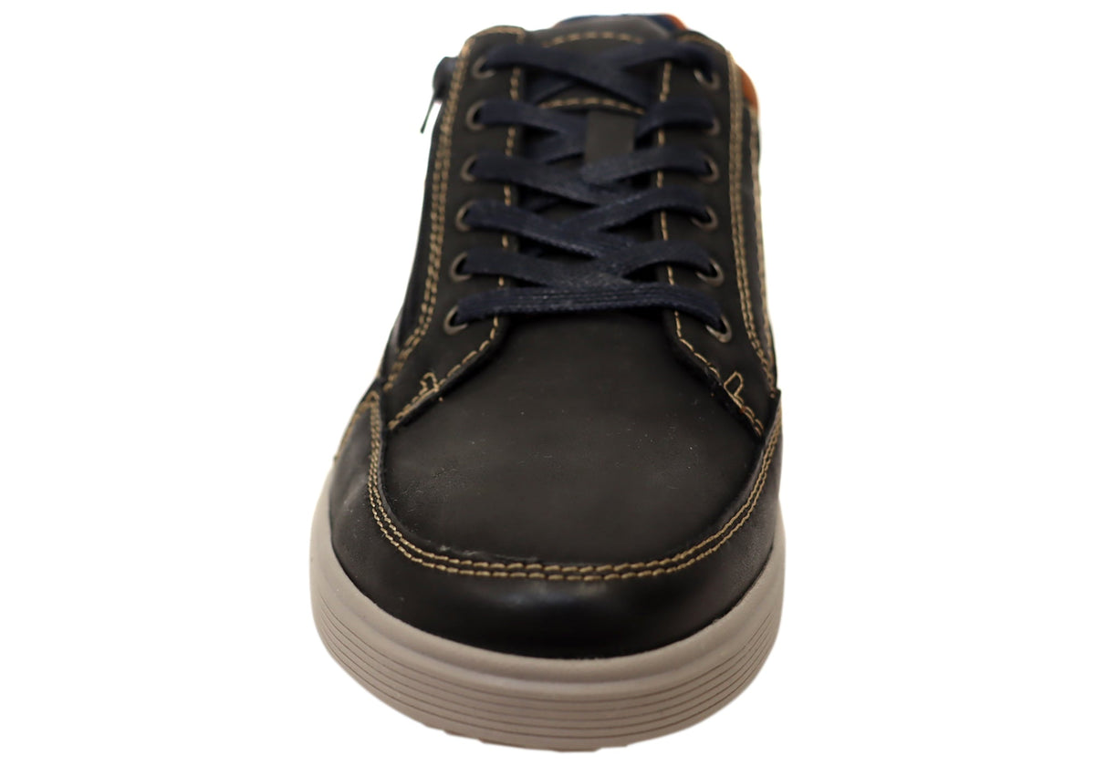 Explorer Rico Mens Comfortable Leather Lace Up Casual Shoes
