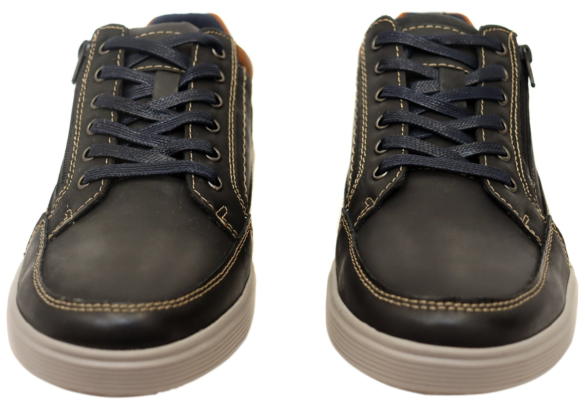 Explorer Rico Mens Comfortable Leather Lace Up Casual Shoes